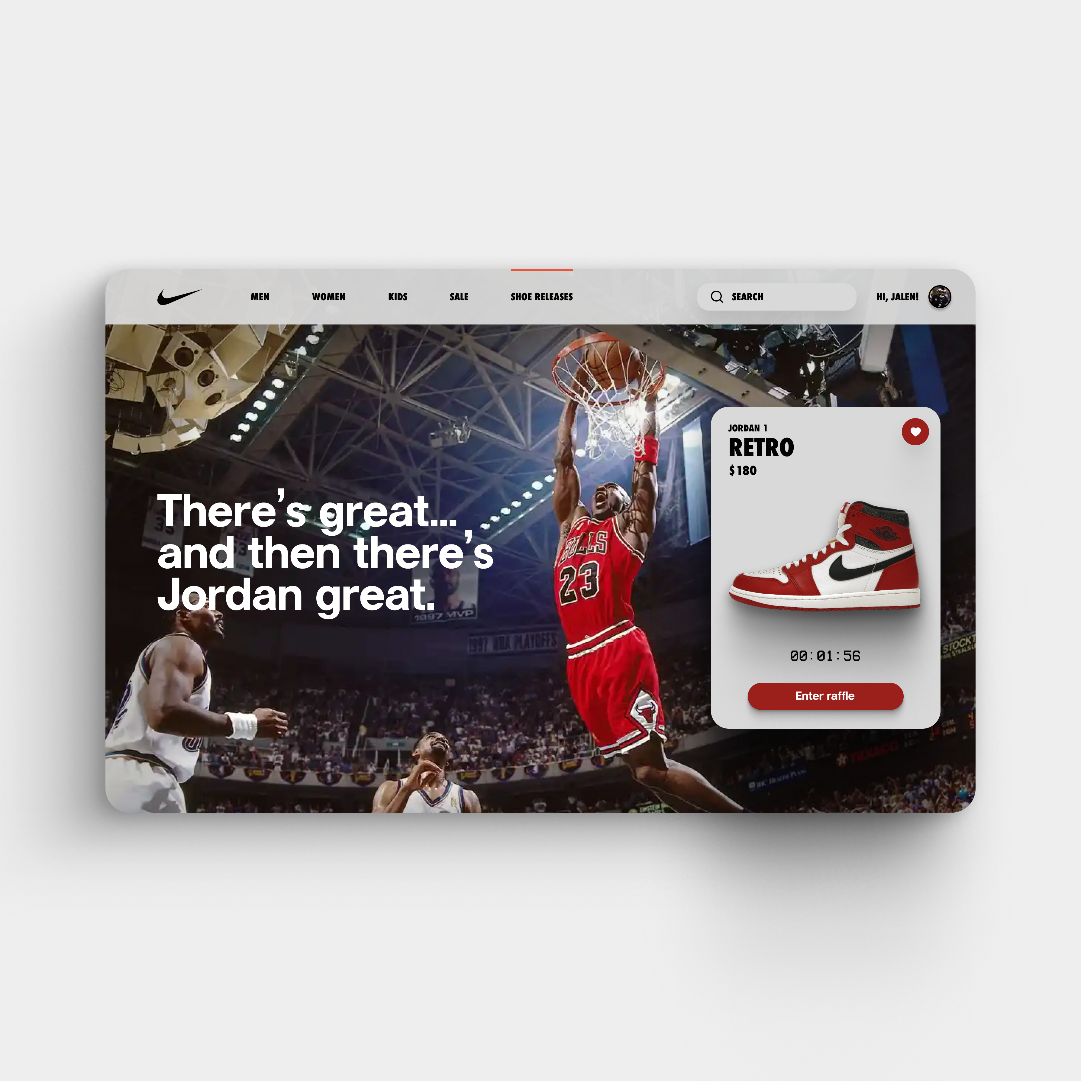 Nike UI Concept